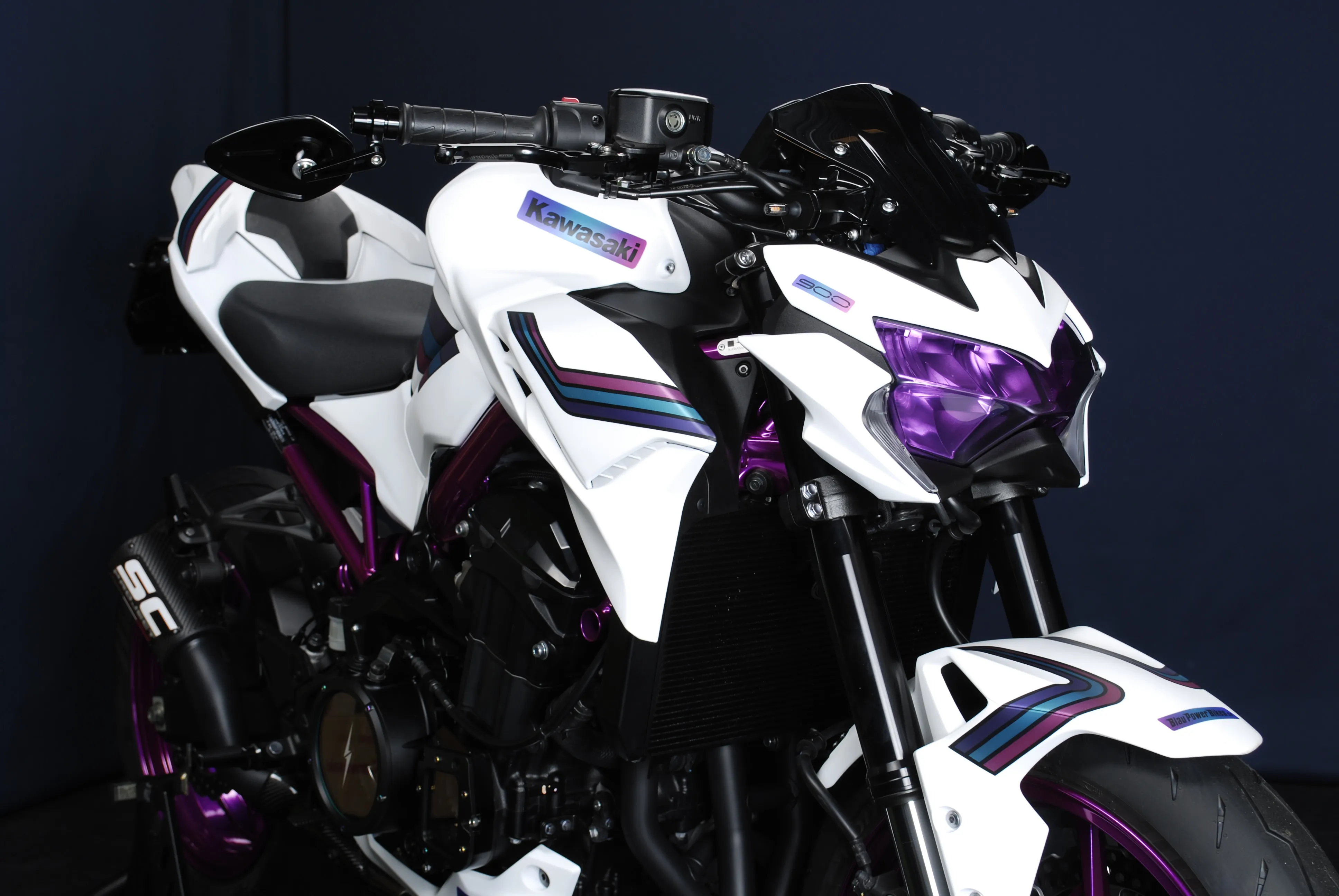 Z900 / Weiss-Candy Violett
